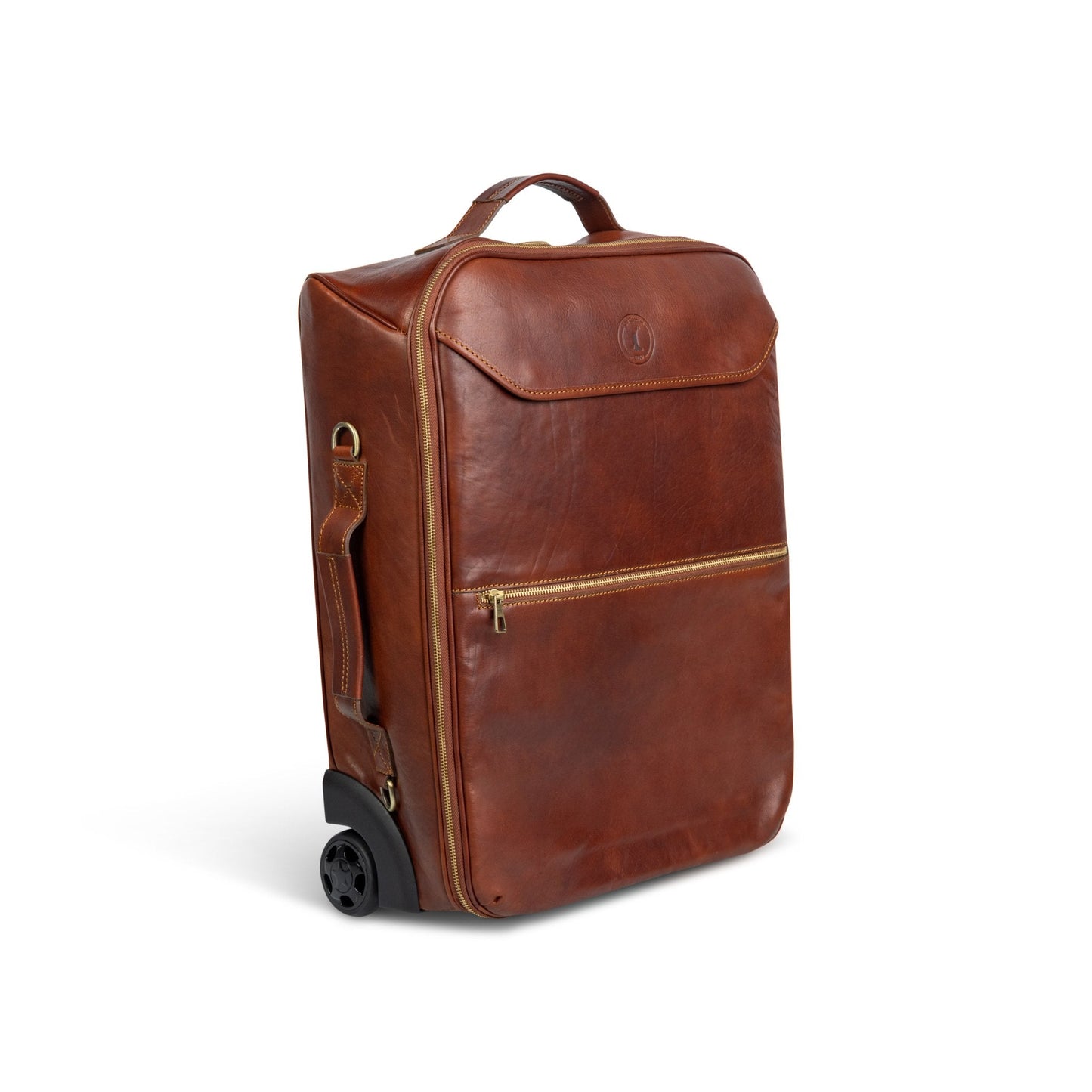 Francisco Vertical Leather Trolley – Handcrafted by Cabrera - CABRERA