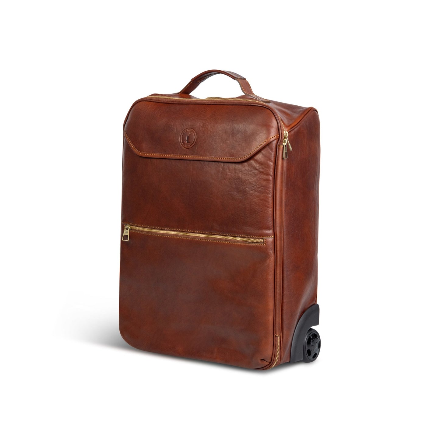Francisco Vertical Leather Trolley – Handcrafted by Cabrera - CABRERA