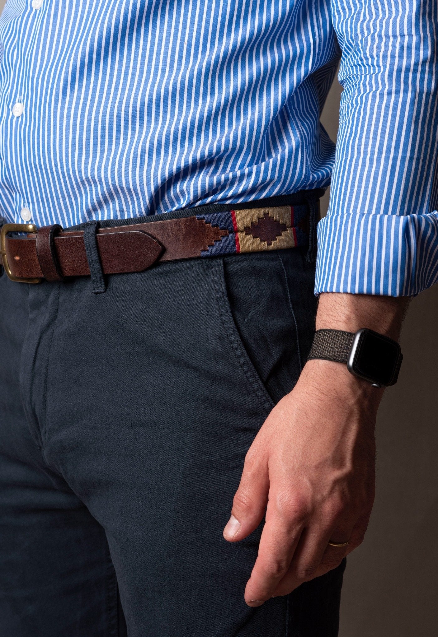Artisan Gaucho Leather Belt – Hand Embroidered in Argentina | Cabrera x Los Corrales - CABRERA