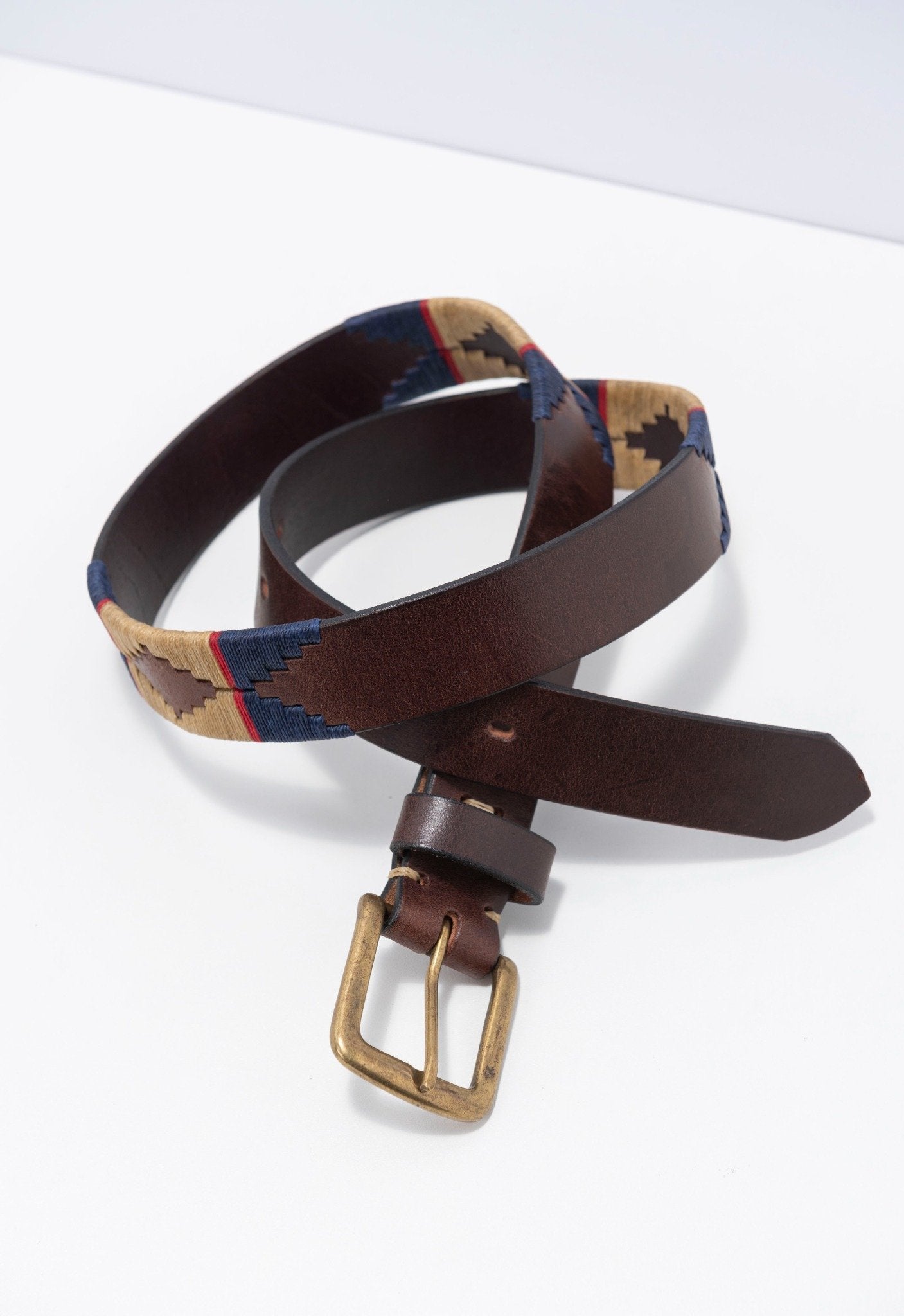 Artisan Gaucho Leather Belt – Hand Embroidered in Argentina | Cabrera x Los Corrales - CABRERA