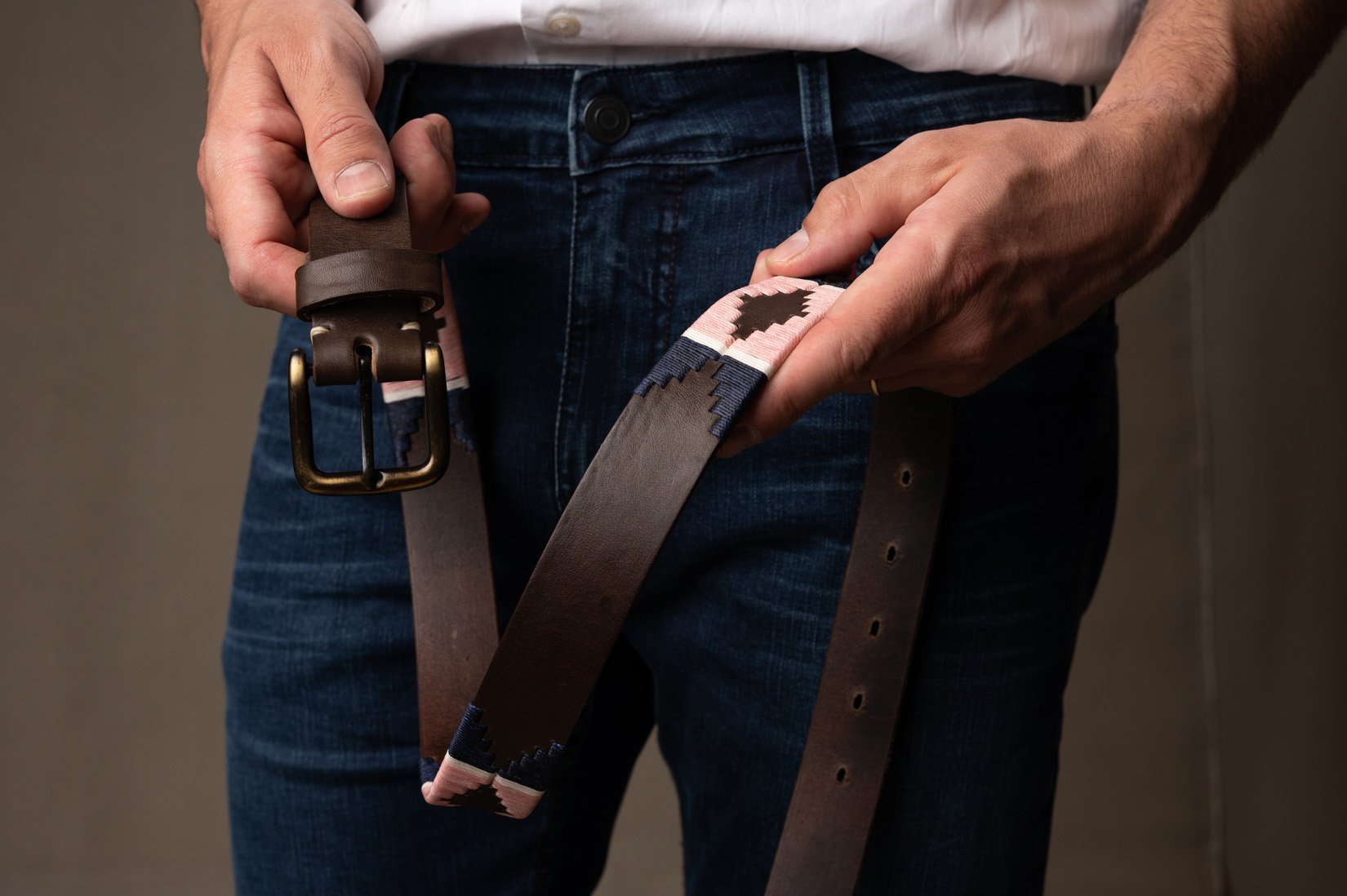 Artisan Gaucho Leather Belt – Hand Embroidered in Argentina | Cabrera x Los Corrales - CABRERA
