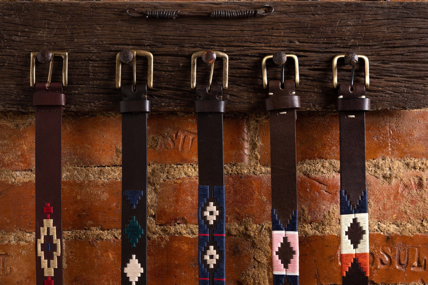 Artisan Gaucho Leather Belt – Hand Embroidered in Argentina | Cabrera x Los Corrales - CABRERA